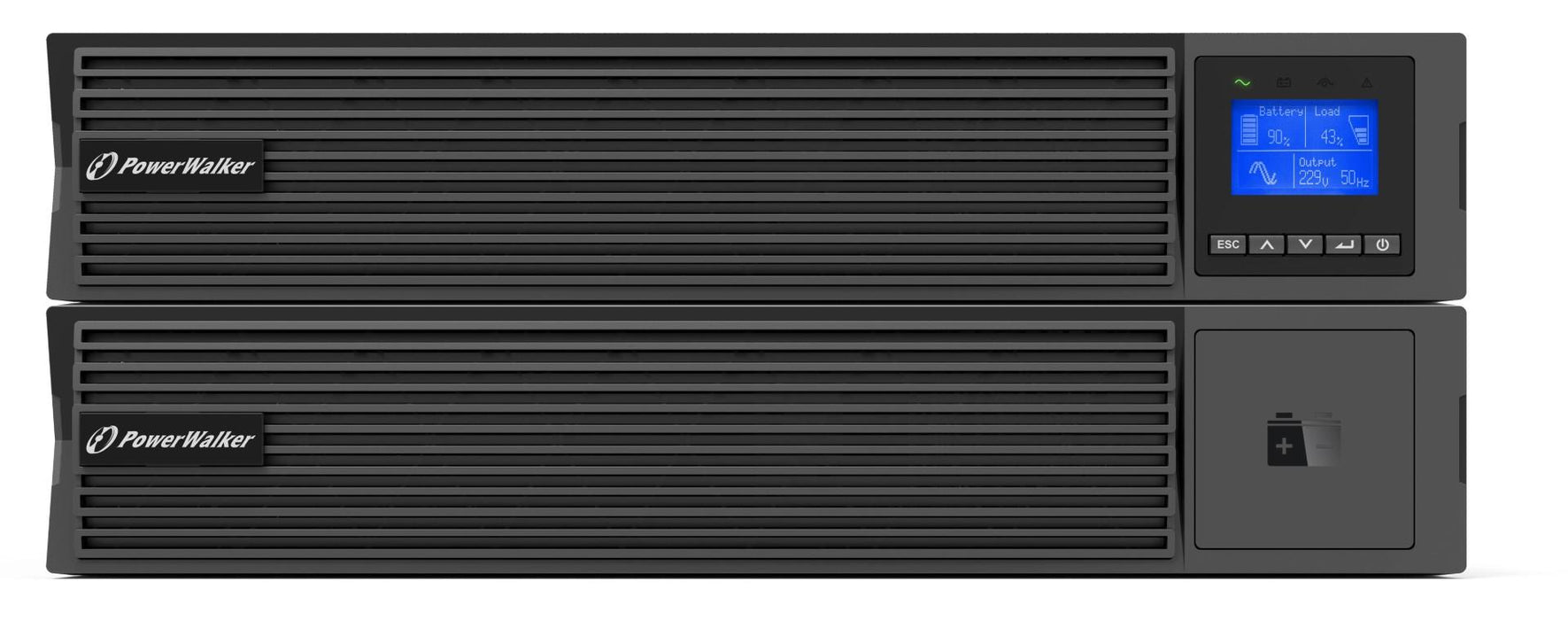 UPS POWERWALKER VFI 3000 ICR IoT PF1 3000VA/ 3000 W, On-Line