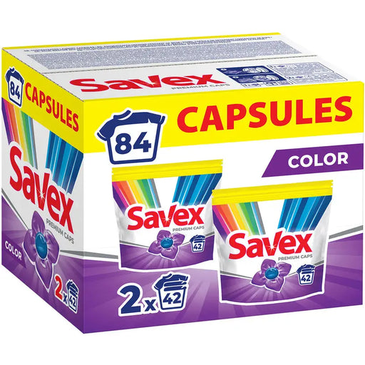 PREMIUM COLOR 2X42 SAVEX WASHING CAPSULES - Почистващи препарати<<<Домашни потреби<<<Кухня<<<Praktiker