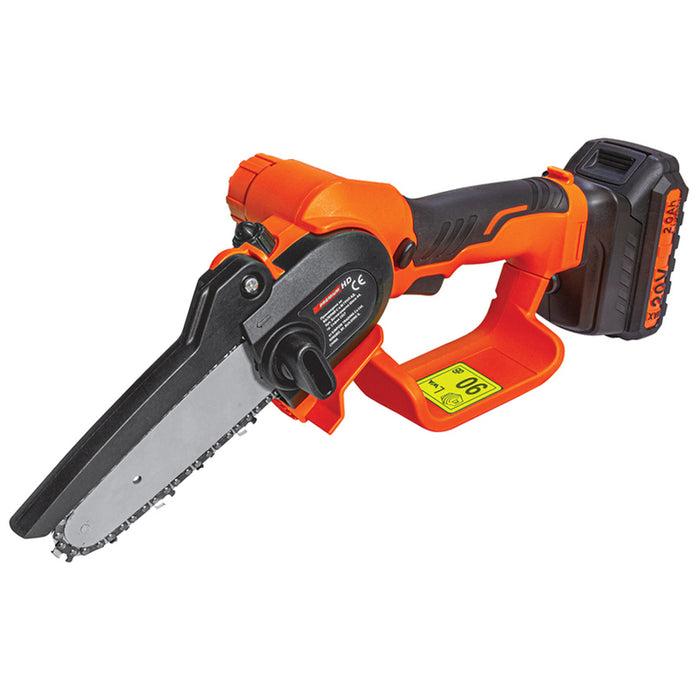 BATTERY MINI CHAIN SAW PREMIUM HD SET 20 V, NUMBER OF BATTERIES 1, 2.00 Ah, BAR LENGTH 12.00 cm, BAR LENGTH 12.00 cm