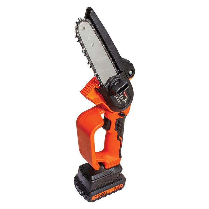 BATTERY MINI CHAIN SAW PREMIUM HD SET 20 V, NUMBER OF BATTERIES 1, 2.00 Ah, BAR LENGTH 12.00 cm, BAR LENGTH 12.00 cm