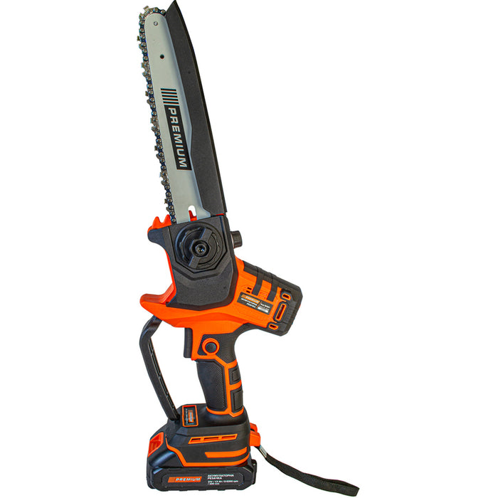 CORDLESS MINI CHAINSAW PREMIUM 21 V, NUMBER OF BATTERIES 2, 1.50 Ah, BAR LENGTH 20.00 cm