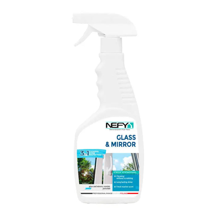 PREPARATION FOR WINDOWS AND GLASSES 500 ML NEFY - Почистващи препарати<<<Домашни потреби<<<Кухня<<<Praktiker