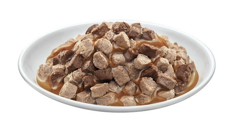 PREVITAL XXL BOX Flavor Mix with Chicken, Veal, Salmon, and Liver in Gravy - Wet Cat Food - 48 x 100g