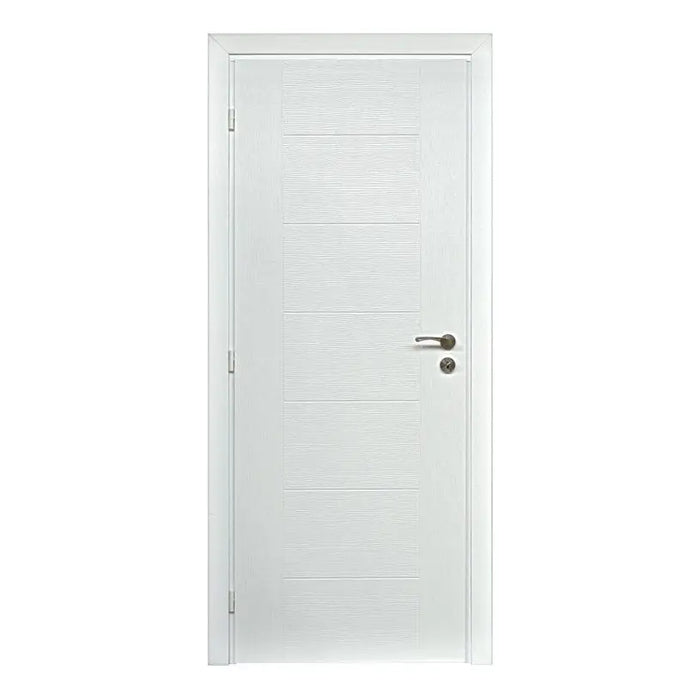 PRIMERED DOOR WITH CASE MODULATO TROYA 70X200X7 CM. LEFT - Врати<<<Врати и обков<<<Строителни