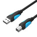 Printer Cable USB 2.0 A do USB-B Vention VAS-A16-B1000 10m Black - USB cables<<<Cables<<<IT Accessories<<<InnproXML