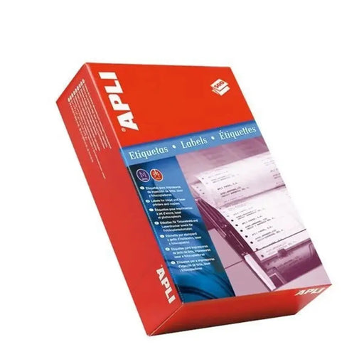 Printer Labels Apli 101,6 x 23,3 mm White 500 Sheets - Електроника Периферни и резервни части<<<Компютри|