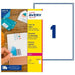 Printer Labels Avery L4610 White 25 Sheets 199,6 x 289,1 mm (5 Units) - Електроника Периферни и резервни