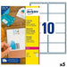 Printer Labels Avery L4612 White 25 Sheets 99,1 x 57 mm (5 Units) - Електроника Периферни и резервни части<<<Компютри|