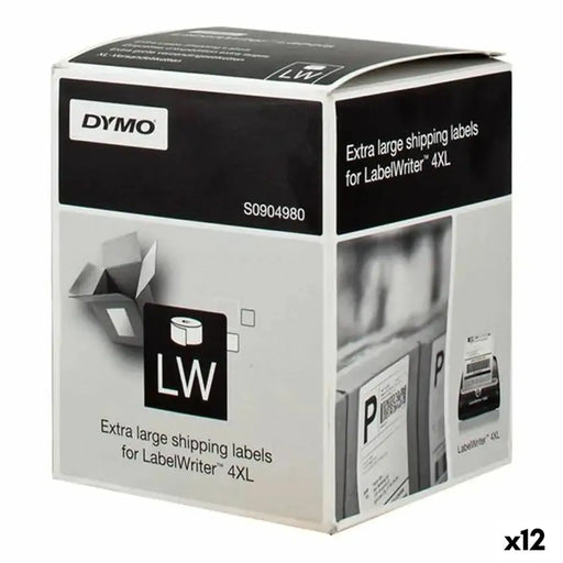 Printer Labels Dymo LW 4XL Black/White 104 x 159 mm (12 Units) - Хартия за принтери<<<Електроника Периферни и резервни