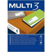 Printer Labels MULTI 3 White Upright 100 Sheets 52,5 x 21,2 mm - Електроника Периферни и резервни части<<<Компютри|