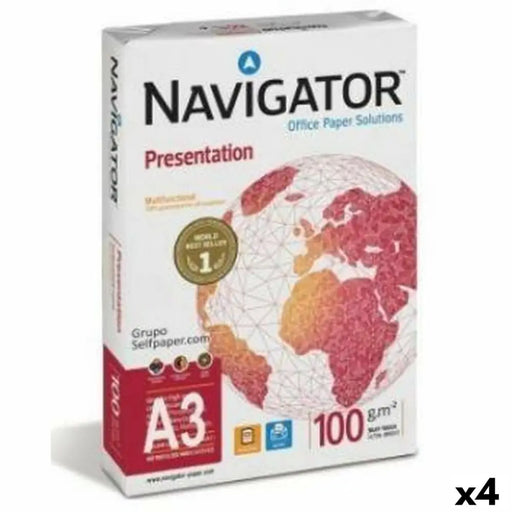 Printer Paper Navigator A3 White (4 Units) - Хартия за принтери<<<Електроника Периферни и резервни части<<<Компютри|