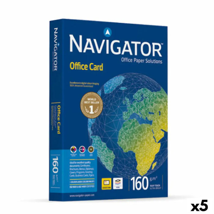 Printer Paper Navigator Office Card White A4 (5 Units) - Електроника Периферни и резервни части<<<Компютри|