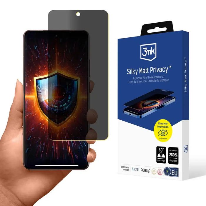 Privacy Film 3mk Silky Matt Privacy for Realme GT7 Pro - Cell phone protection film<<<HurtelXML