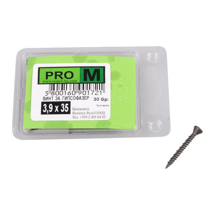 SCREW FOR DRYER 3.9X35 MM PRO M 30 PCS