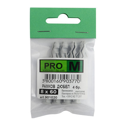 FRAME DOWEL F8X60MM 4 PIECES PRO M