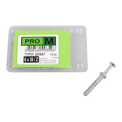 NAIL-DOGLE F6X35MM 12 PIECES PRO M