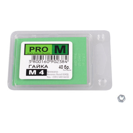 NUT 40 PCS. PRO M M4