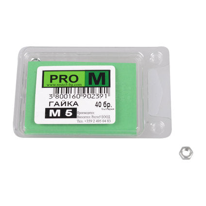 NUT 40 PCS. PRO M M5