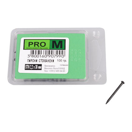 STEEL NAILS 100 G PRO M 2.2X30 MM