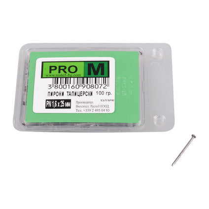 UPHOLSTERY NAILS 100 G PRO M 1.6X25 MM