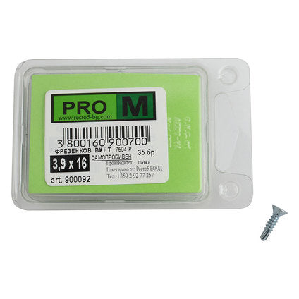 SELF-DRILL SCREWS 3.9X16 MM PRO M 35 PCS