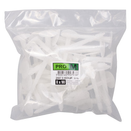 DOWEL FOR INSULATION F8X90MM 50 PIECES PRO M