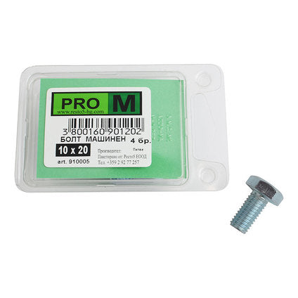 MACHINE BOLT 4 PCS PRO M 10 x 20 MM