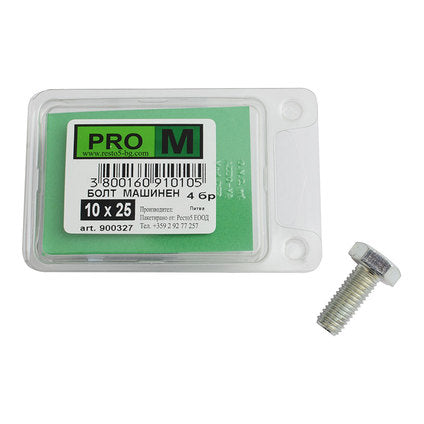 MACHINE BOLT 4 PCS PRO M 10 x 25 MM