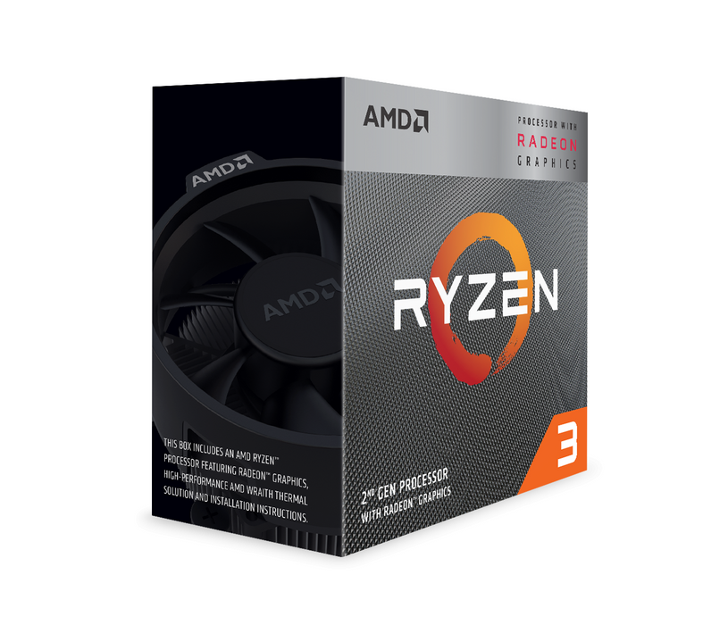 Processor AMD RYZEN 3 3200G 4-Core 3.6 GHz 6MB 65W AM4 BOX - Процесори<<<AMD компоненти за