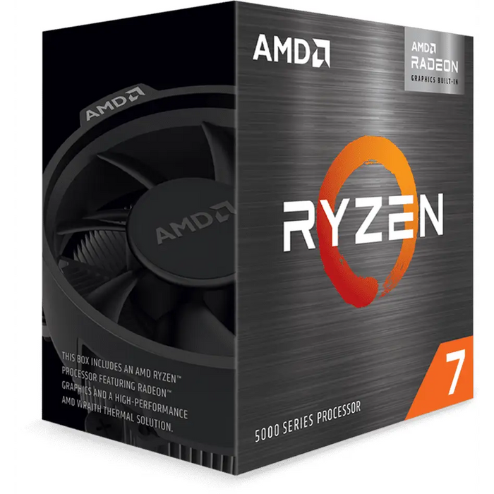 Processor AMD RYZEN 7 5700G 3.8GHz (Up to 4.6GHz) 20MB Cache 65W AM4 BOX - Процесори<<<AMD компоненти за