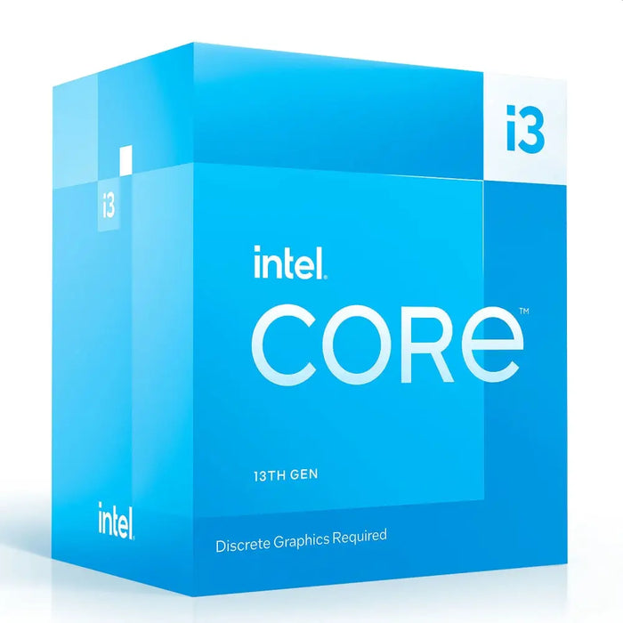 Processor Intel Raptor Lake Core i3-13100 4 Cores 3.4GHz 12MB LGA1700 60W BOX - Процесори<<<INTEL компоненти за