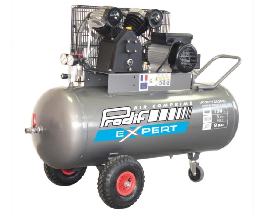 COMPRESSOR PRODIF 150L, 3CV, SINGLE-PHASE
