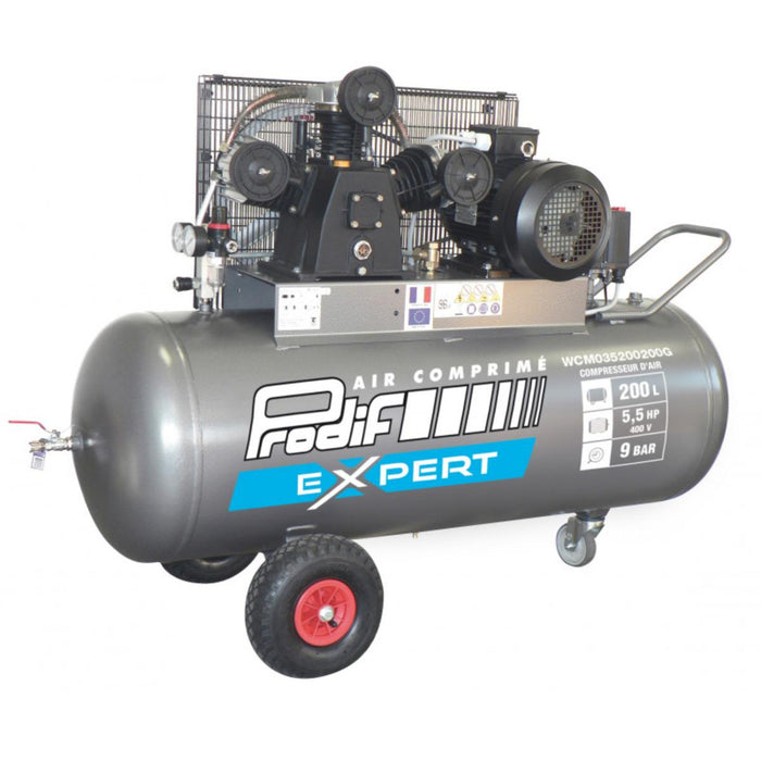 COMPRESSOR PRODIF 200L, 5.5CV, THREE PHASE