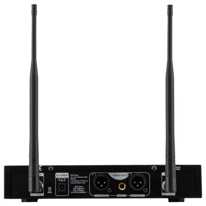 Prodipe M850 DSP Duo UHF F5 - UHF system with 2 handheld microphones