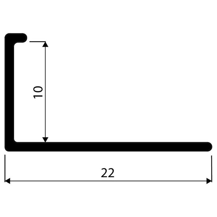 L-SHAPED PROFILE PROFILES TRADE FOR EXTERNAL CORNER