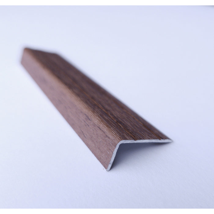 L-SHAPED TRANSITION BOARD PROFILES TRADE 24X10 MM. NATURAL WALNUT 2.7 M.