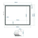 Projection Screen iggual IGG319215 - Електроника Периферни и резервни части<<<Компютри| Електроника<<<BigBuy&&&Екран за