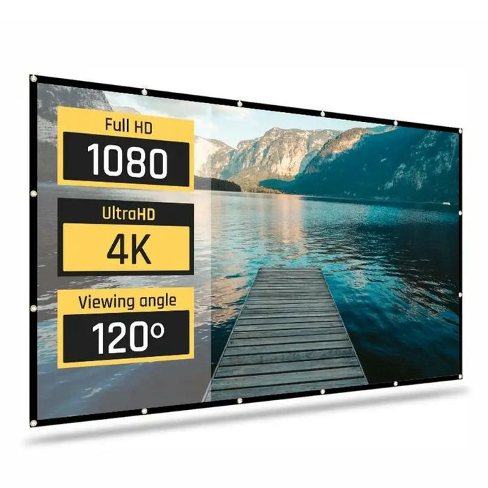 Projector iggual Pack mini proyector + pantalla 120’’ plegabl HD 1280 x 720 px - Електроника Периферни и резервни