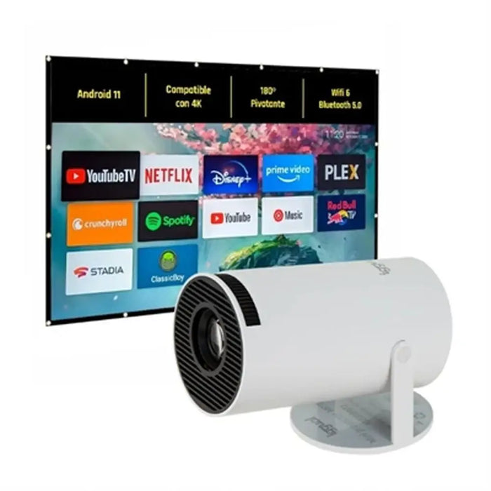 Projector iggual Pack mini proyector + pantalla 120’’ plegabl HD 1280 x 720 px - Електроника Периферни и резервни