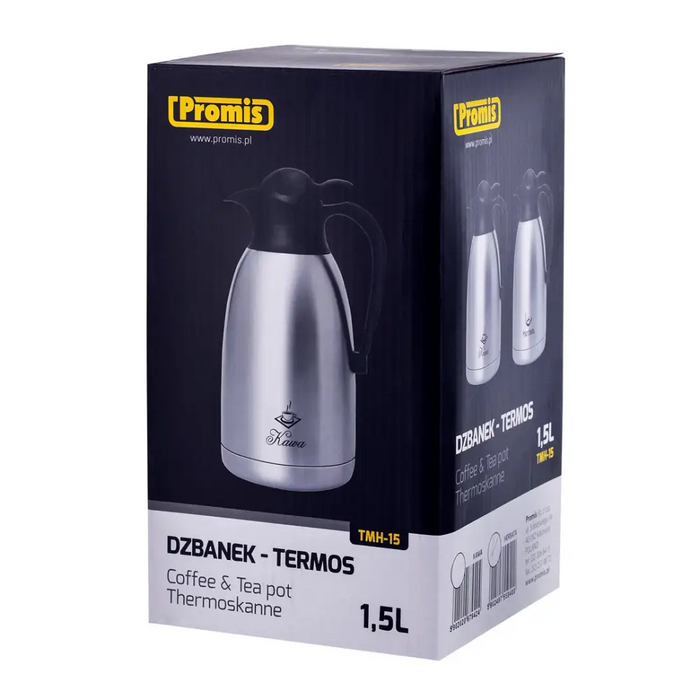 PROMIS Steel jug 1.5 l tea print - Flasks & thermal mugsAGD-TKT<<<Home Appliance - ProductsAGD<<<ActionPL