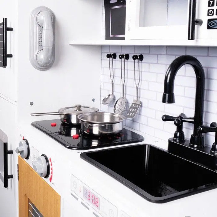 PROMIS WOODEN CHILDREN’S KITCHEN WITH ACCESSORIES - KitchensZDR-KUC<<<(Games and toys) Wooden toysZDR<<<ActionPL