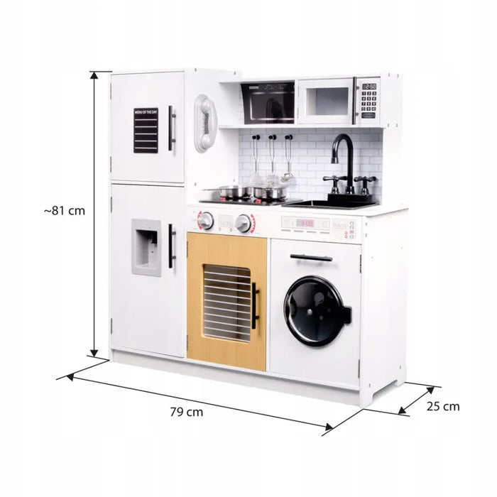 PROMIS WOODEN CHILDREN’S KITCHEN WITH ACCESSORIES - KitchensZDR-KUC<<<(Games and toys) Wooden toysZDR<<<ActionPL