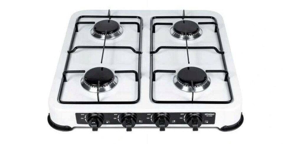 Promis KG400B hob white Countertop Gas 4 zone(s)