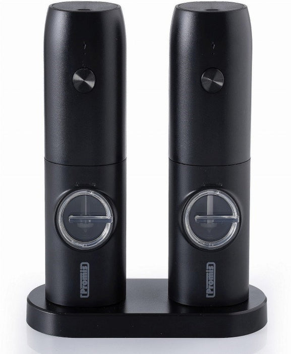 PROMIS Set of pepper and salt mills with stand MP35X2