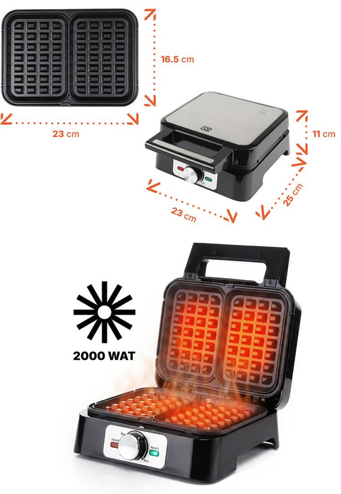 PROMIS Waffle Maker for 2 Waffles