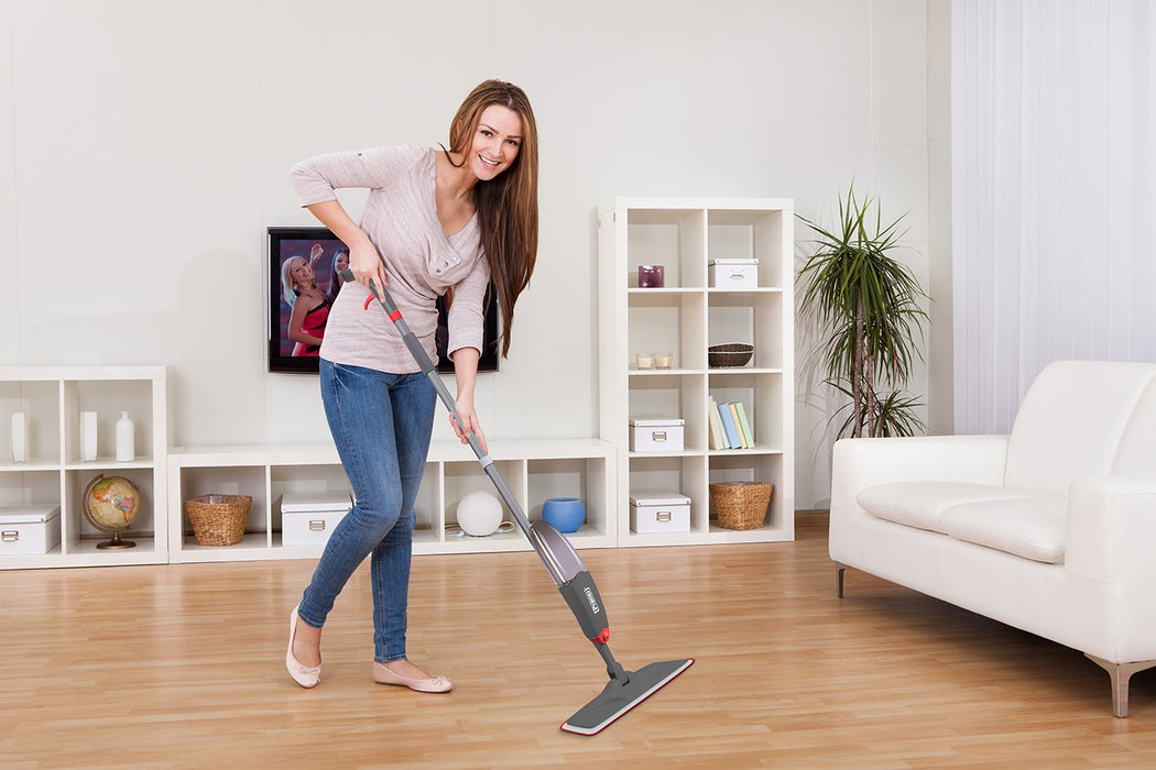 PROMIS Spray mop, grey-red