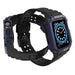 Protect Strap Band for Apple Watch 38/40/41mm Armored Case Strap - Black Blue - Smartwatch straps and cases<<<HurtelXML