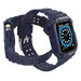 Protect Strap Band for Apple Watch 42/44/45mm Armored Case Strap - Blue - Smartwatch straps and cases<<<HurtelXML