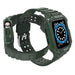 Protect Strap Band for Apple Watch 42/44/45mm Armored Case Strap - Green - Smartwatch straps and cases<<<HurtelXML