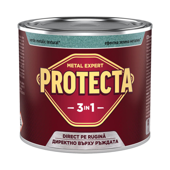 3 IN 1 ENAMEL LACQUER 500 ML COLOR DARK GREEN METALLIC PROTECTA